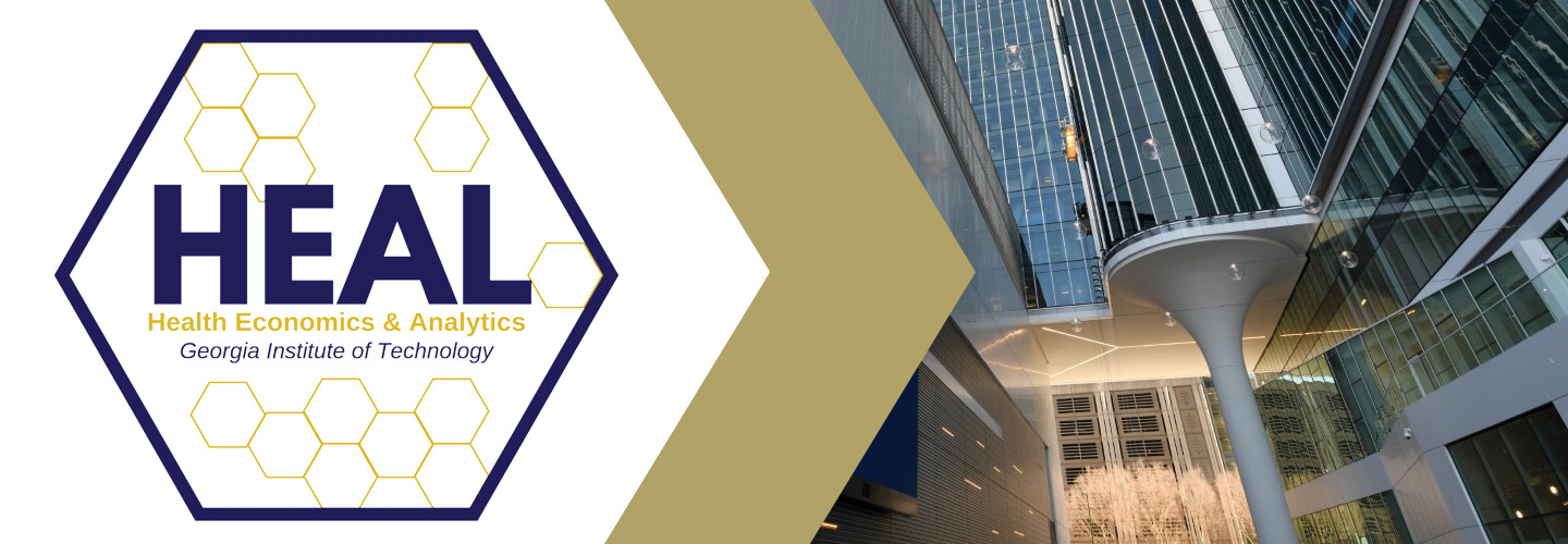 HEAL logo and the HEAL building.